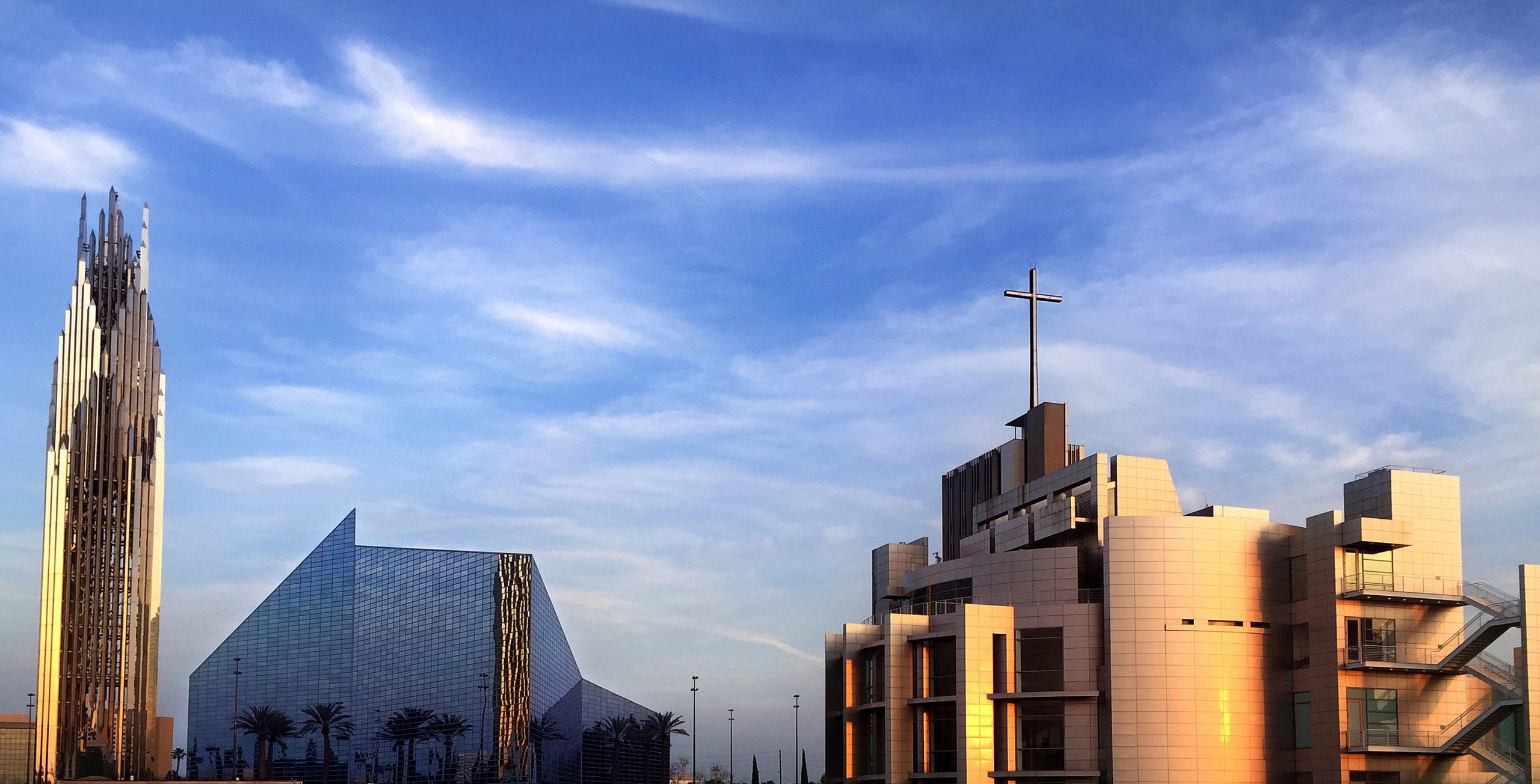 Christ Cathedral Campus at Dusk
