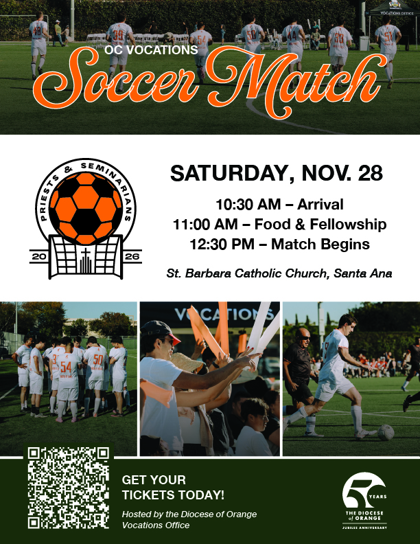 2026 Priests and Seminarians Soccer Game — Sports & recreation in St. Barbara Catholic Church · Santa Ana, California